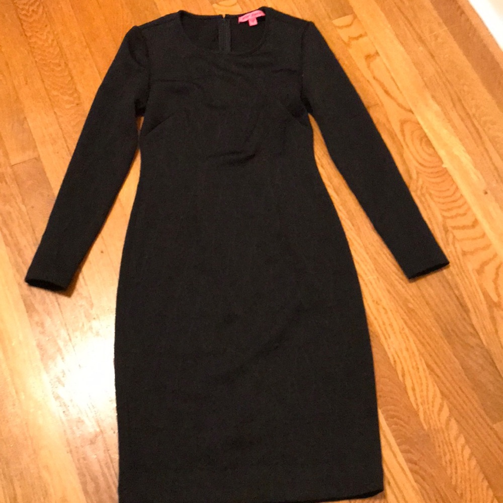 Black textured Betsey Johnson dress